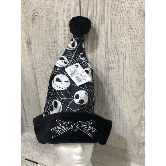 NEW, DISNEY THE NIGHTMARE BEFORE CHRISTMAS JACK Christmas Hat Santa Hat Holiday - Picture 4 of 4